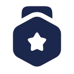 Medal Star SVG Icon